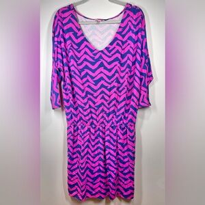 NWOT Lilly Pulitzer Cara Dress Dolman Sleeves Size Large‎